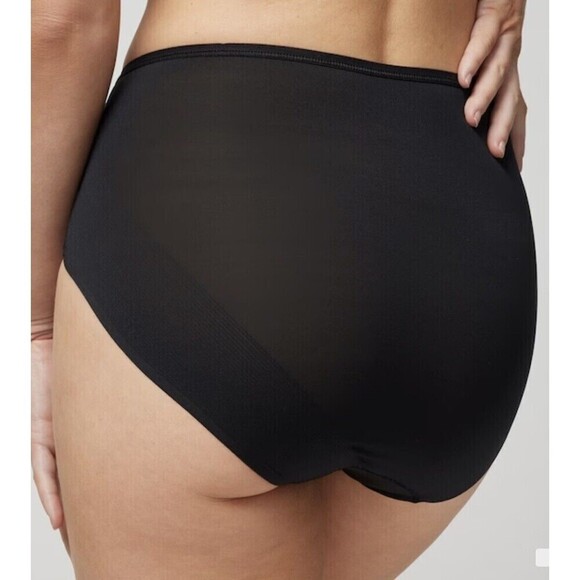 Soma Brief Vanishing Edge Micro Modern Brief  Panty in Hunter Green XL - Picture 6 of 7